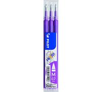 Pilot Pen - Recambio para bolígrafo Frixion Ball BLS-FR7 0,7 mm morado 3 unidades