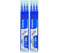 Pilot Pen 2276003 F - Mina de repuesto Frixion Clicker, grosor 0,5 mm, 3 unidades), color azul (Paquete de 2)