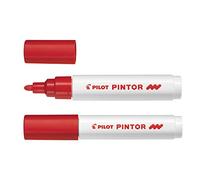Pilot pigmento marcador Pintor, Medium, color rojo 4902505541919