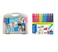 Pilot Pintor Maletín de iniciación + Frixion Pack de 12 rotuladores multicolor