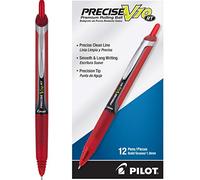 Pilot Precise V10 RT 13456 - Bolígrafo de punta redonda retráctil (1,0 mm), color rojo