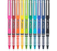 Pilot Precise V5 - Bolígrafos de punta extrafina de 0,5 mm, 10 colores (12562)