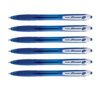 Pilot Rexgrip Begreen - Bolígrafos (6 unidades), color azul