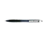 Pilot Rexgrip Begreen - Lote de 6 bolígrafos (punta mediana, 1.0), color negro