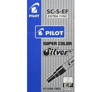 Pilot SC-S-EF - Marcador (Plata), paquete de 12 unidades