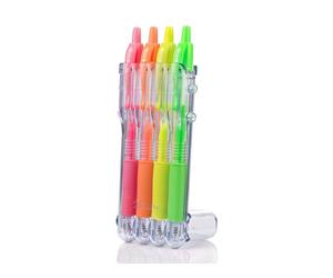 Pilot Set2Go G-207 Retractable Gel Rollerball Pen 0.7mm Tip 0.39mm Line Neon Gre