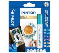 Pilot Pen Marcador Pintor – punta media, colores metálicos surtidos