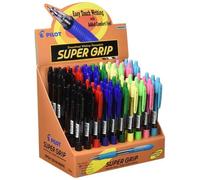 Pilot Pen Expositor Super Grip de 60 bolígrafos