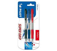 Pilot Supergrip - Blíster de bolígrafos, 3 unidades