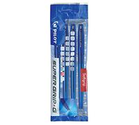 Pilot Supergrip G - Bolígrafo de punta media (4 unidades), color azul