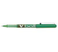 Pilot Bolígrafo roller V-Ball 05 - tinta líquida, punto fino, verde - caja 12 unidades