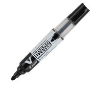Pilot Rotulador de pizarra V-Board Master, Negro, Punta cónica media, Begreen, Caja 10 unidades