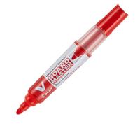 Pilot Pen Rotulador para pizarra V-Board Master Rojo – Punta cónica media – Pack de 10