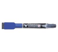 Pilot V-Board Master S - Rotulador con goma de borrar (punta de 3,5 mm), color azul