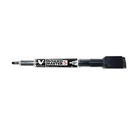 Pilot V-Board Master S - Rotulador con goma de borrar (punta de 3,5 mm), color negro