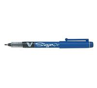 Pilot Pen Bolígrafo V-Sign Punta de fibra Azul Punto medio Caja 12 unidades