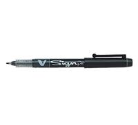Pilot - V-Sign Pen - Punta De Fibra - Negro - Punto Medio - (Caja 12 unidades) N