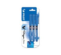 Pilot V Sign - Rotulador (3 unidades, punta media de fieltro), color azul, color azul