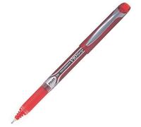 Pilot V5 agarre bolígrafo de tinta líquida 0,5 mm Tip (Single Pen) - verde, color Red Ink
