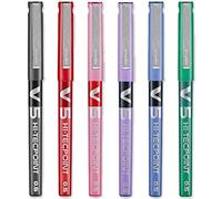 Pilot Pen Bolígrafo V5 Marker Pack 12 Negro Niños