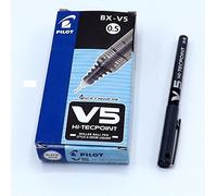 Pilot Pen Bolígrafo V5 Marker Pack 12 Negro Niños