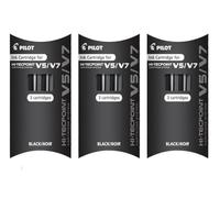 PILOT V5 REFILL BLISTER- 9 cartuchos recargables V5/V7, color negro