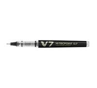 Pilot Pen Bolígrafo recargable V7 Hi‑Tecpoint 108100101 — 10 unidades, tamaño mediano, negro