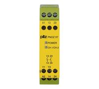 PILZ Interruptor de seguridad PNOZ X7 24 VACDC 2n/o 2 cierres (ancho x alto x profundidad) 22,5 x 87 x 121 mm, 1 unidad