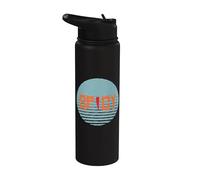 Pimientos picantes chile calor audaz comida culinaria Stainless Steel Insulated Water Bottle