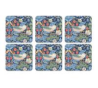 Pimpernel 6 Posavasos Strawberry Thief azul