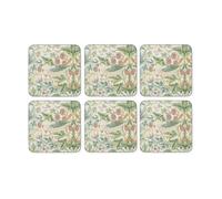 Pimpernel 6 Posavasos Strawberry Thief Green