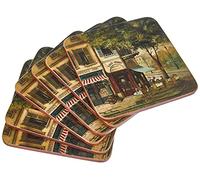 Pimpernel Escena parisina Posavasos - Juego de 6 (Beige, 10,5 x 10,5 cm (4" x 4"))