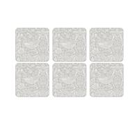 Pimpernel Set de 6 posavasos Strawberry Thief Grey