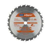 Piña tarjeta norton clipper 350mm x 30mm x 24 dientes, corte en múlt