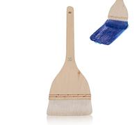 Pincel de Pintura con Mango de Madera, Pincel Plano de Acuarela de lana esponjosa, Pinceles de Pared Profesional, Multiusos Brochas Pintura Acrilica para mezclar acuarela, acrílico, pintura al óleo