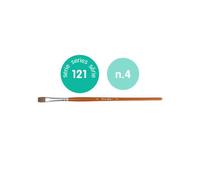 Pincel escolar plano serie 121 Nº6