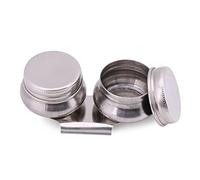 Pinceles Redondos para Aceite de Trementina Acuarela de Acero Inoxidable Taza Grande de Doble Paleta Pintura Al óleo Megilp Turpentine Solvent Contenedor con Tapa