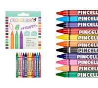 PINCELLO CERA CRAYON 24 Colores