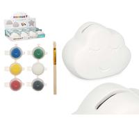PINCELLO Hucha Pintar Nube 6 Colores Pincel