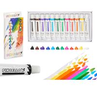 Pincello Juego 12 Botes Pintura Acrílica