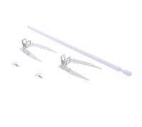 Pincho giratorio para horno eléctrico, acero inoxidable, para barbacoa, asador, accesorios de aire
