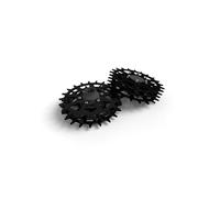 Pinchos para GREENWORKS OptiMow M, 10, 15 - Acero inoxidable 3 mm - Ruedas de tracción para máxima tracción y agarre - Inoxidable