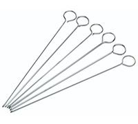 Pinchos planos para brochetas kitchencraft, acero inoxidable, juego de