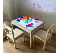 Pine and Kids Mesa de luz Montessori con sillas
