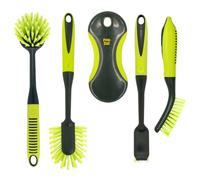 Pine-Sol Cepillo para Fregar, Fibras sintéticas, plástico, Verde, Juego de 5 Piezas
