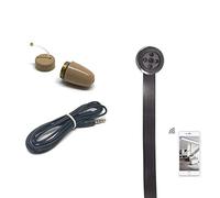 Pinganillos Ocultos VIP Pro Mini + Cámara Botón Espía WiFi (Carne)