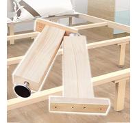 pingping1991 2 Piezas Patas para Muebles Regulables,Pies para Gabinete Pata para Somier Universal Pies De Muebles Regulables,Altura Regulable 20mm,para Sofá,Mesas,Cama,Somier (12-14cm)