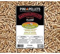PINI Pellets № 9 manzana 10 kg BBQ Pellets de madera dura para asar ahumados