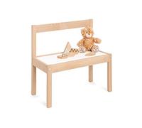 PINOLINO Olaf - Banco Infantil con Respaldo, Color Natural