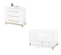 PINOLINO Riva - Juego de Ahorro para habitación Infantil, Color Blanco